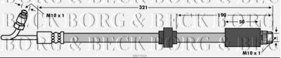 BORG & BECK bbh7669 -  Тормозной шланг